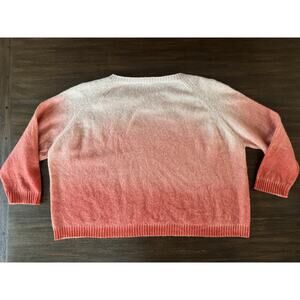 Amina Rubinacci Cashmere Sweater Pullover Womens S/M 40 Ombre Gradient Italy